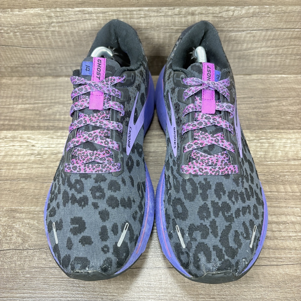 Brooks Ghost 14 Gray Purple Womens US Size 9 EUR 40.5 1203561B098 Running Shoes - Picture 2 of 9
